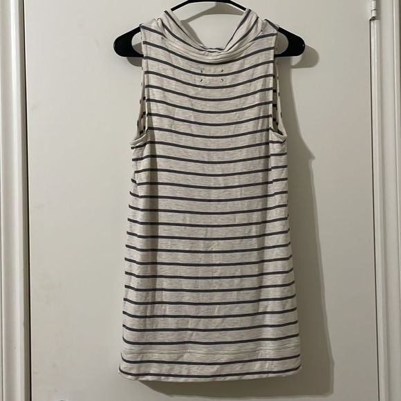 Lou & Grey Striped Sleeveless Top - Gray and Black - Picture 8 of 8
